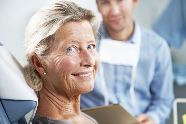 happy dental patient